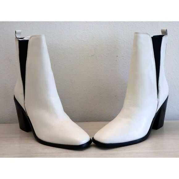 Marc Fisher LTD MLKRISTIE-150 Women Sz 9.5M Ivory Kristie High Heel Booties - Picture 8 of 12